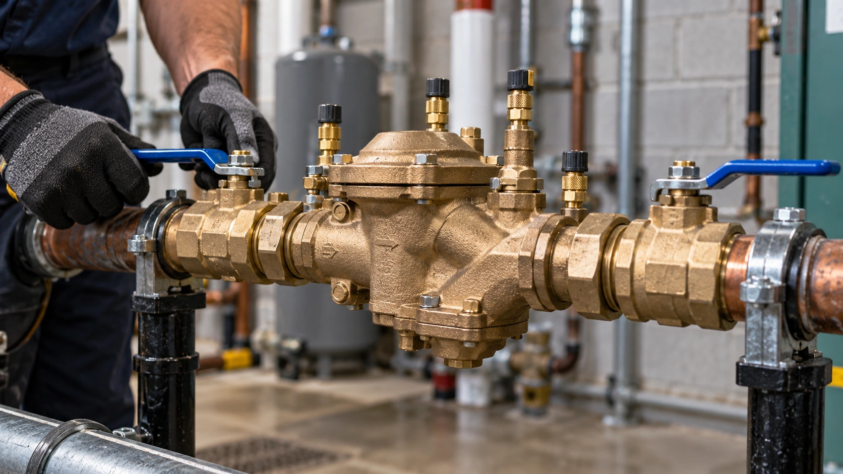Commercial grease trap service.