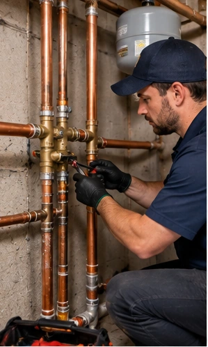 Local plumber arriving for home service in East Massapequa, Massapequa, NY.